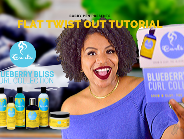 Curls Blueberry Bliss Curl Collection Twist Out Tutorial with Bobby Pen